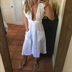 Reformation dress linen size S